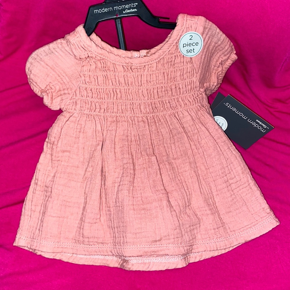 NWT Gerber modern moments dress set